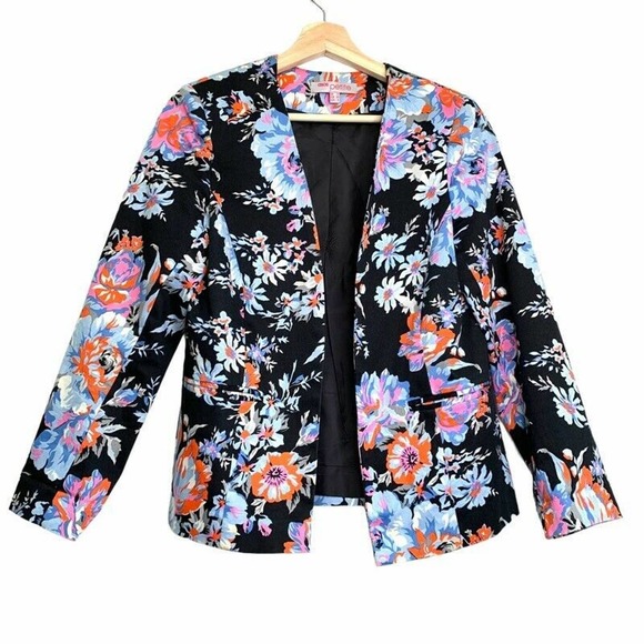 Asos Womens Suit Jacket Blazer Floral 8P - Picture 9 of 11